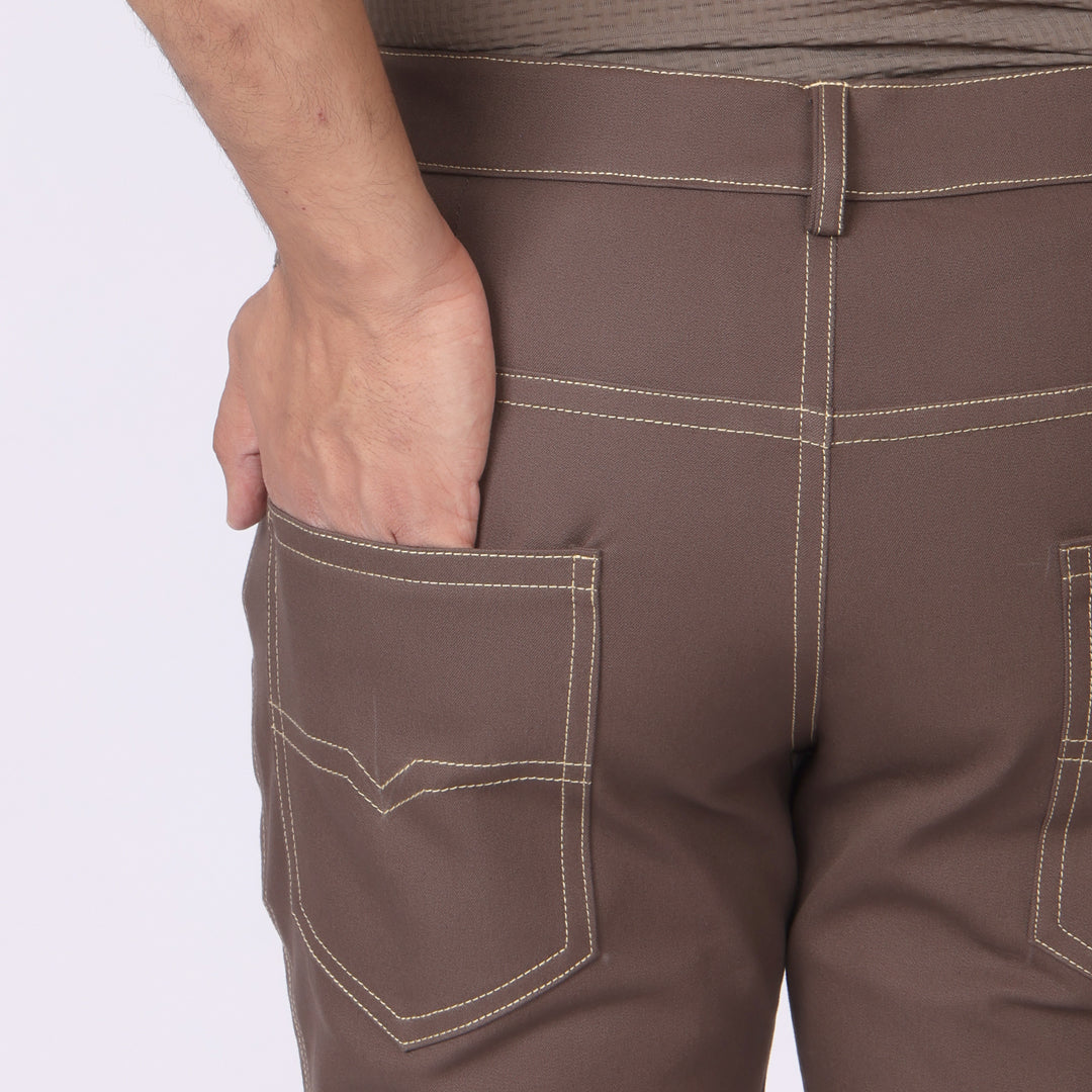 Jeans 2.0 – Chocolate Brown | Slim Fit, Super Stretch, Lightweight