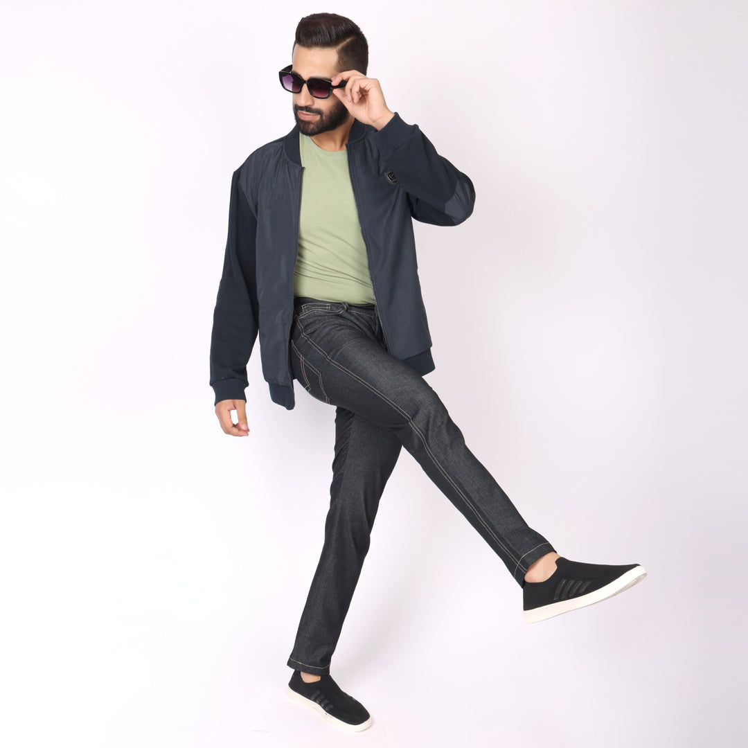 Slim Fit Grey-Black Jeans 2.0 – Super Stretch & Lightweight