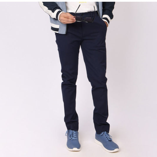 Daily Navy Blue Power Stretch Chinos – Slim Fit with Extension Waistband