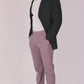 Light Purple Formal Pants – Slim Fit, Four-Way Stretch with Extension Waistband