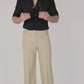 Khaki Korean Style Pants – Stretch & Relaxed Fit