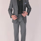 Essential Steel Grey Formal Pants – Regular Fit | 4-Way Stretch with Extension Waistband