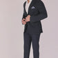 Essential Deep Blue Formal Pants – Slim Fit, Four-Way Stretch with Extension Waistband