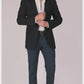 Evening Teal Formal Pants – Slim Fit, Four-Way Stretch with Extension Waistband