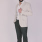 Dark Green Formal Pants – Slim Fit, Four-Way Stretch with Extension Waistband